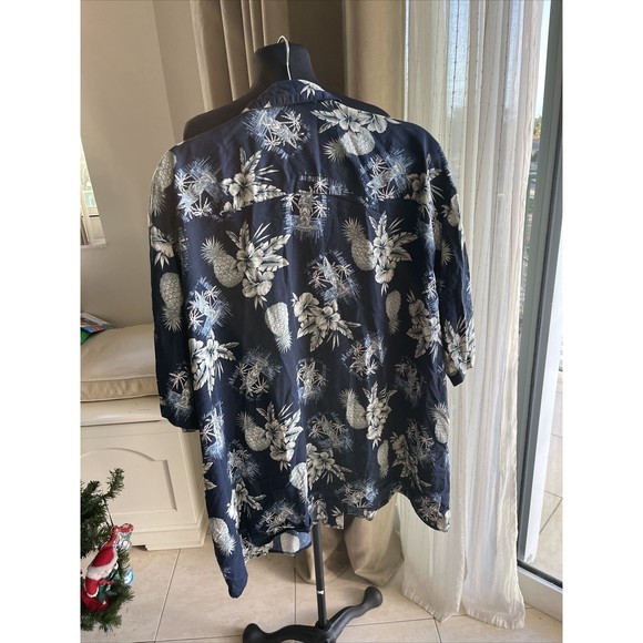 Natural Issue Hawaiian Tropical Floral Shirt Short Sleeve Button Aloha Size 2XL - Picture 2 of 5